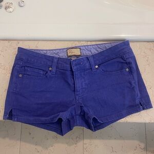 Bright Purple PAIGE Women's Denim Shorts